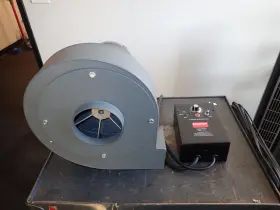 13e661 Dayton 2c940 Blower 1/2hp 3-phase Motor And Hybrid Speed Control Vfd