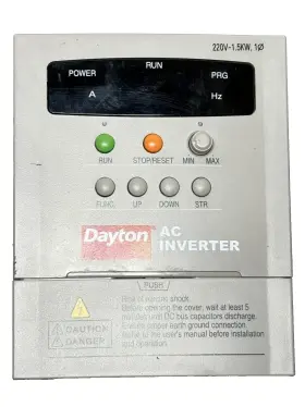 1kbp8 Dayton Vector Inverter Input 200-230v Output 3 Phase 7a 2hp