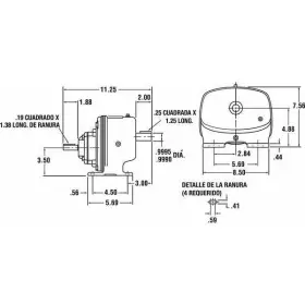 4z858 Dayton Speed Reducer Indirect Drive 38.5 1 #2