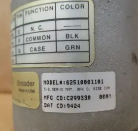 Hr62510001101 Dynapar Controls Rotary Encoder Model # #3