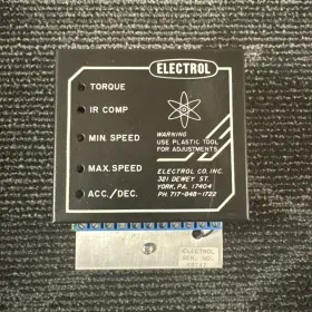 787b Electrol Dc Motor Controller P/n 1/50 - Hp 230va