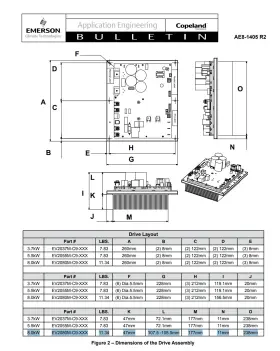 Ev2080m-c9-891 Emerson Variable Frequency Drive 208-240/50-60 Model Ar05030164