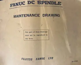 B-51723e Fanuc Original Dc Spindle Servo Unit Maintanance Drawing #2