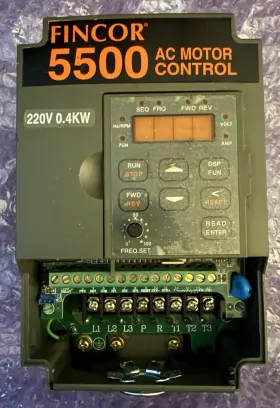 Fincor 5501 5500 Ac Motor Control 220v 0.4kw Used