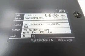 Frn45g11s-4 Fuji Frenic 5000g11 Ac Drive 69kva 480v 91a 3ph #2