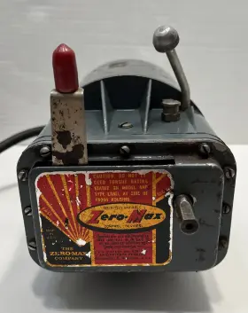 5kh32eg119e Ge M14r Zero-max Variable Speed Drive - Used 1/8 Hp A-c Motor Works