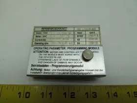 1.2-30-300-w0 Indramat 1/1x139-023 Programming Module For Tdm 4000 Rpm