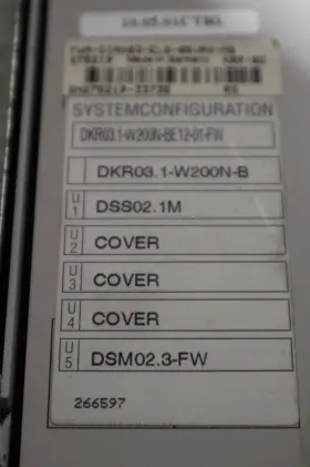 Dkr03.1-w200b-be12-01-fw Indramat 266597 Servo Dive 400-480 Vac 3 Phase Stock S-642 #3