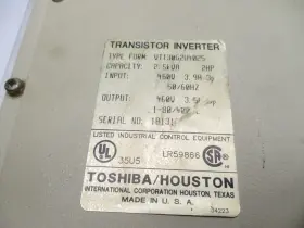 Mros03008866-vt130g2u4025 Industrial Mro Toshiba Vt130g2u4025 460v 3.9a Unmp #3
