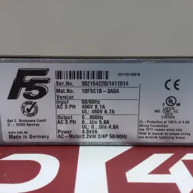 10f5c1b-3a0a Keb F5 Series Frequency Inverter 3 Phase Used #2