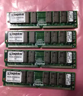 Kcs-d3600 Kingston Kcs-d3600/32 Lot Of 4 72 Pin Edo Memory