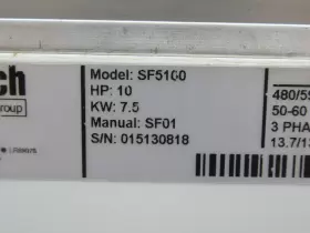 Sf5100 Lenze Ac Drive 10hp 3ph 0-460/575v 12.2a 0-240hz Cracked Frame Used #3