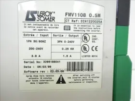Fmv11080.5m Leroy Somer Fmv1108 0.5m Ac Drive 0.25 Kw Used And Tested #2