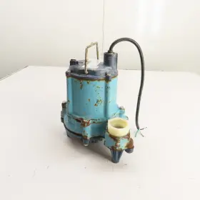 6e-cim Little Giant 506711 1/3hp Submersible Effluent Sump Pump 115v 1ph Tested
