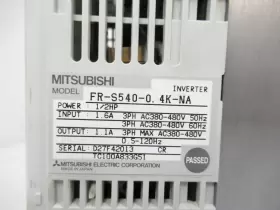 Fr-s540-0 Mitsubish 4k-na Mitsubishi Inverter 1/2hp 380-480v 3 Phase #3