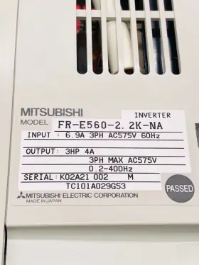 Fr-e560-2.2k-na Mitsubishi Electric Ac Frequency Inverter 3hp 575v Micro-vfd E500 #3