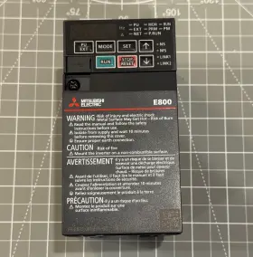 Fr-e820-0015epa-60 Mitsubishi Electric Used Ac Vfd Drive 1/4hp 200-240v-ac 0.2-590hz