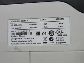 M300-03400056a Nidec Ac Drive T232337 #3