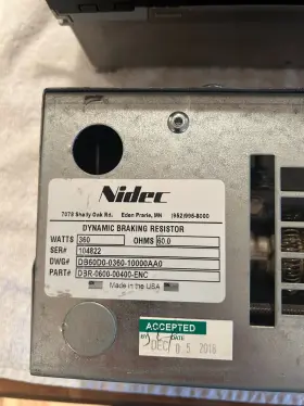 M700-04400172a10101ab100 Nidec Ac Drive Unidrive M700 With Dynamic Braking Controller #3