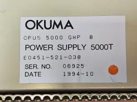 E0451-521-038 Okuma Power Supply Fully Refurbished Exchange Only Warranty #2