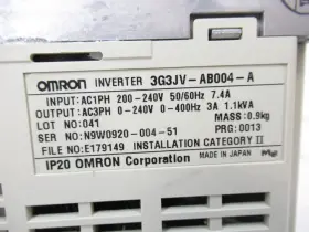 3g3jv-ab004 Omron Sysdrive 230v 3a 1 Kva 200v #2