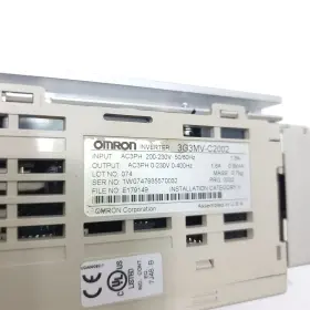 3g3mv-c2002 Omron Sysdrive Inverter Old Stock Free Fast Shipping #3