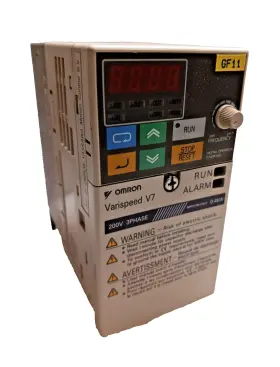 Cimr-v7az20p4 Omron Yaskawa Varispeed V7 Vfd 3 Phase 200-230 Vac 1.1 Kva