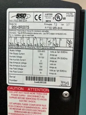 8r0075 Parker R0075 Ssd Drive 955 #2