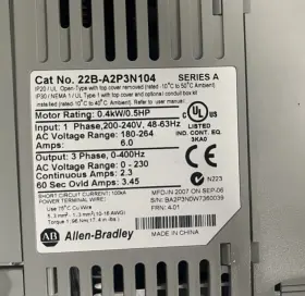 22b-a2p3n104 Powerflex Power Flex 40 #3