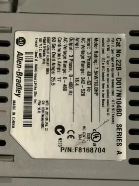 22b-d017n104bd Powerflex Unimac 400v Power Flex Inverter For Several Different Size Machines #2