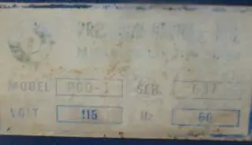 Pdd-1 Precision Devices Motor Drive Hz 60 Volt 115 #3