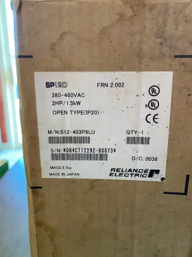 S12-403p8lpu Reliance Electric 12-403p8lpu Ac Drive #s12-403p8lpu