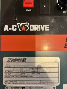 2ac2101u Reliance Electric A-c Vs Drive 230v 4.5a Ac V-s Variable Speed Gp-2000 #2