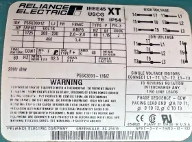 B031010-waat1 Reliance Electric P56x3891z And Cone Drive Pro4028m #2