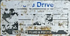 B031010-waat1 Reliance Electric P56x3891z And Cone Drive Pro4028m #3