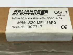 S20-mf1-45p0 Reliance Electric Mains Filter #3