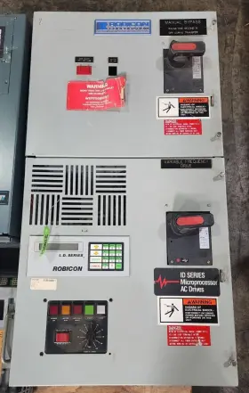 454902.2 Robicon Adjustable Frequency Id Series Microprocessor Ac Drive Bypass