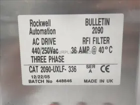 2090-uxlf-336 Rockwell Automation Ac Drive Ser. A Three Phase Used And Tested #2