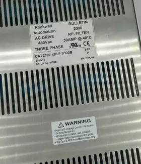 Cat2090-xxlf-x330b Rockwell Cat2090-xxlf-375b - Line Filter 480vac Three Phase 30amp #2