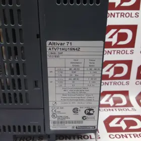 Atv71hu15n4z Schneider Variable Speed Drive 2hp 480v Used #2