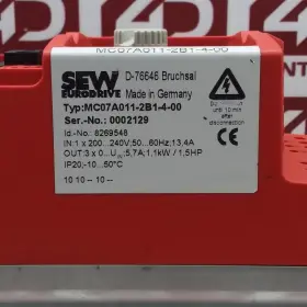 Mc07a011-2b1-4-00 Sew Ac Inverter Drive 1.1kw 1.5hp Used #3