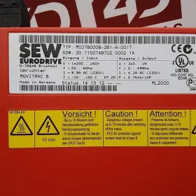 Mc07b0008-2b1-4-00 Sew Mc07b0008-2b1-4-00/t Drive Inverter 240v 50-60hz Movitrac B Used #2