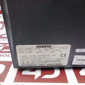 6se3215-8db40 Siemens Micromaster Ac Drive 3hp 2200w 5.9/8.8a Used #2