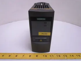 6se6420-2ab17-5aa0 Siemens Micromaster 420 Vfd Drive Unit 240vac 1ph 0.75kw
