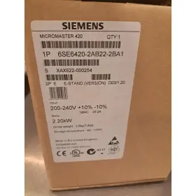 6se6420-2ab22-2ba1 Siemens New Micromaster 420 2.2kw #2