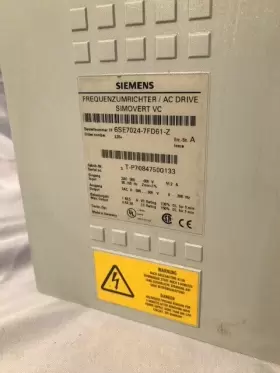 6se7024-7fd61-z Siemens Simovert Ac Drive 30kw Inverter #3