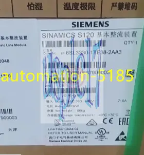 6sl3330-1te38-2aa3 Siemens 1pcs 400kw Rectifier Model New Fedex Or Dhl