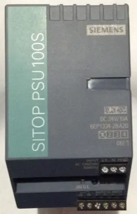 6ep1334-2ba20 Siemens Psu100s Sitop Dc 24v / 10a Power Supply Rail Mount
