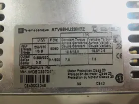 Atv58hu29m2z Square D Drive Unmp With Screen #3
