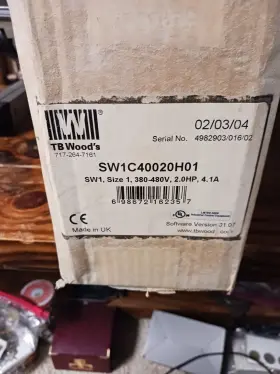 Sw1c40020h01 Tb Woods Ac Drive Size 3 Phase Nos Nib #2